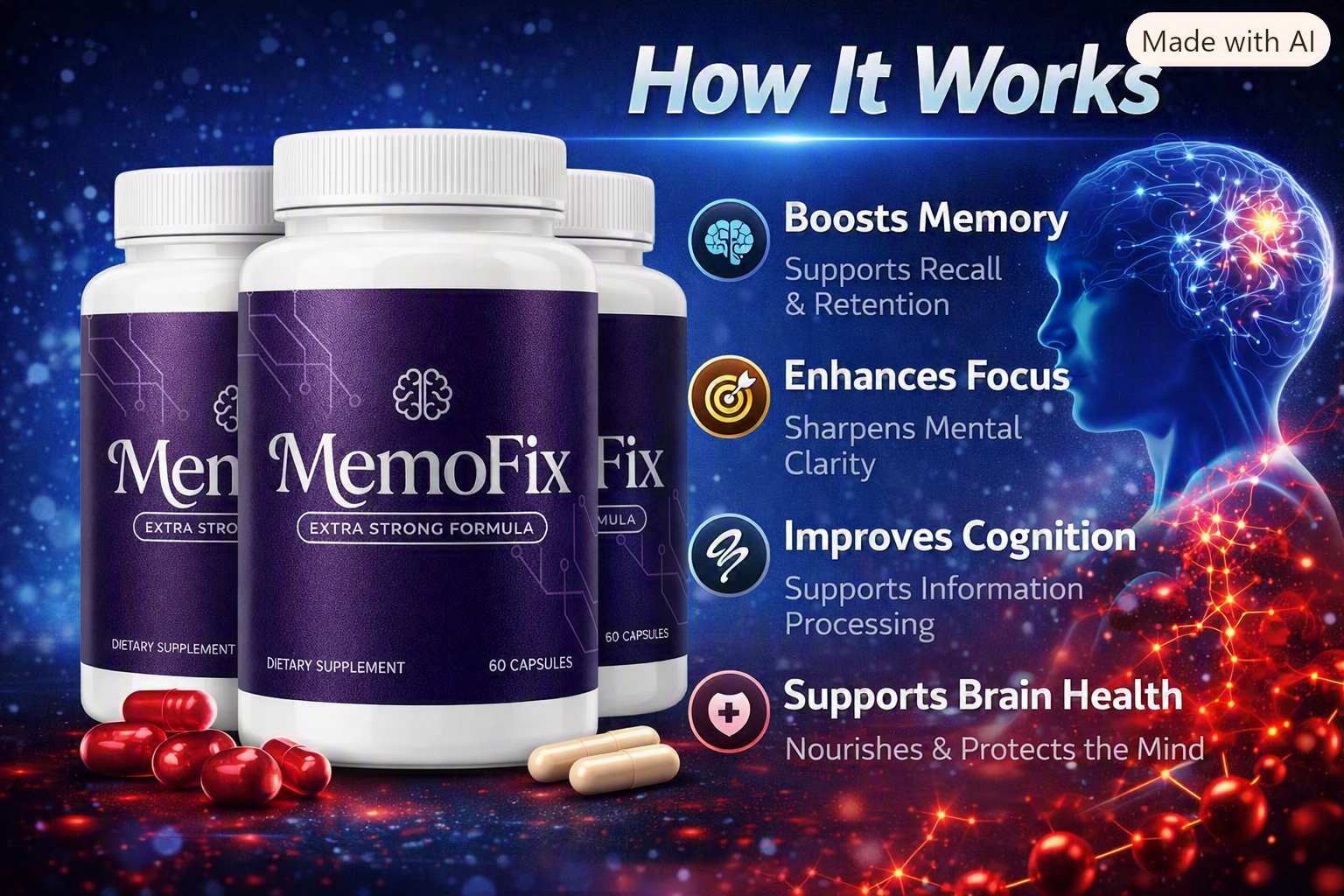 How MemoFix works — brain health support